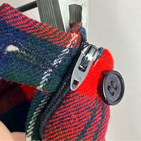 1960s Wool Pendleton - Tartan Trousers - Talon side zipper made in USA - Picture 8 of 8